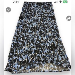 Cato floral maxi skirt- Fairycore style size medium